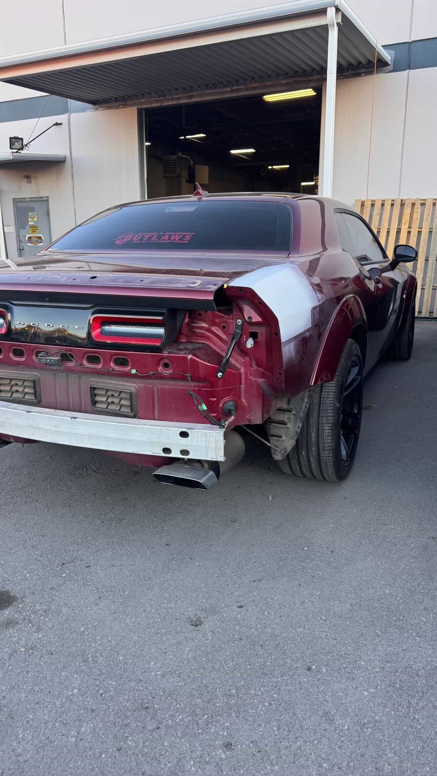 Dodge Challenger — damaged